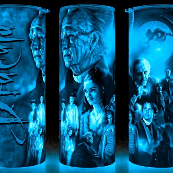 Glow in the Dark Bram Stoker's Dracula Classic Horror Cup Mug Tumbler 20oz - Picture 1 of 4